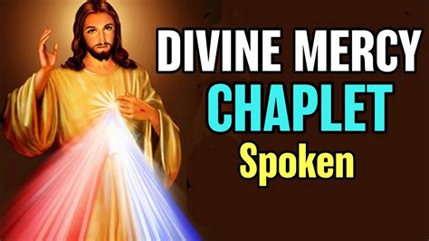 chaplet of divine mercy spoken